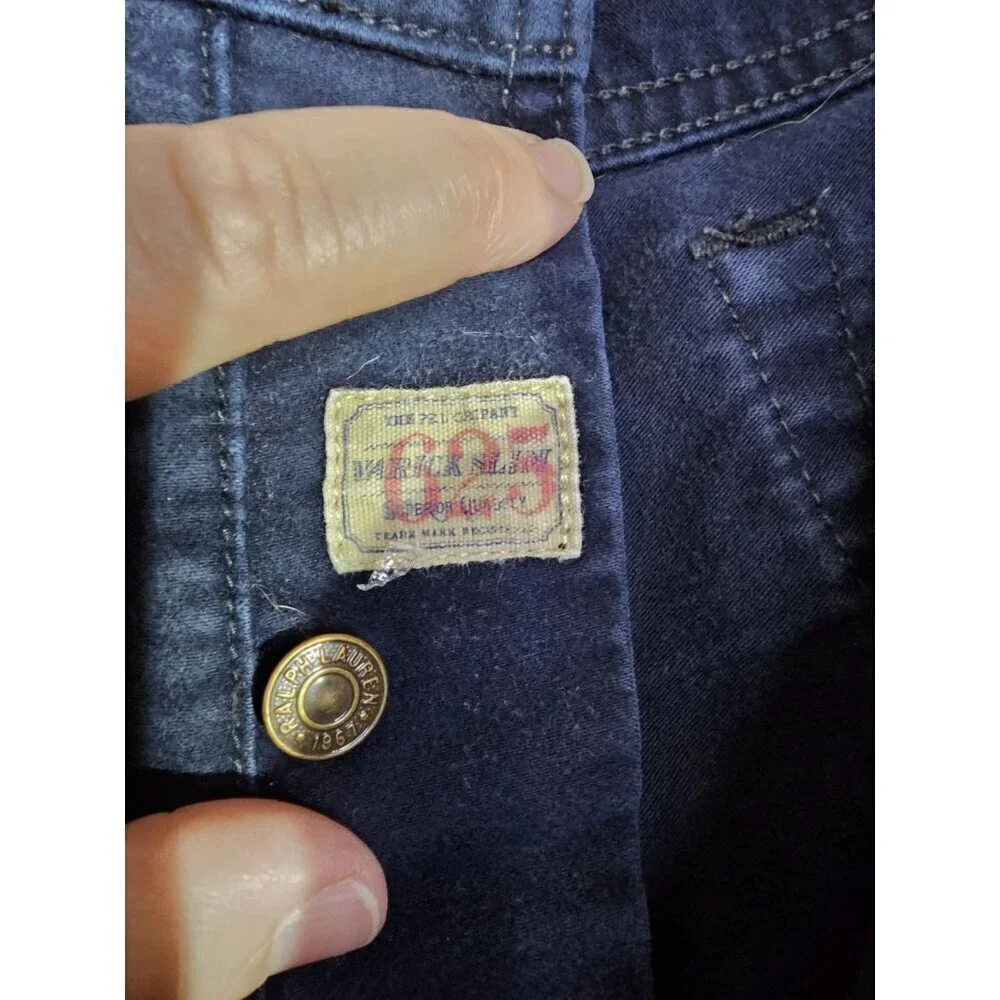 Polo Ralph Lauren Button Fly 625 Jeans Men's 42X30 Cotton